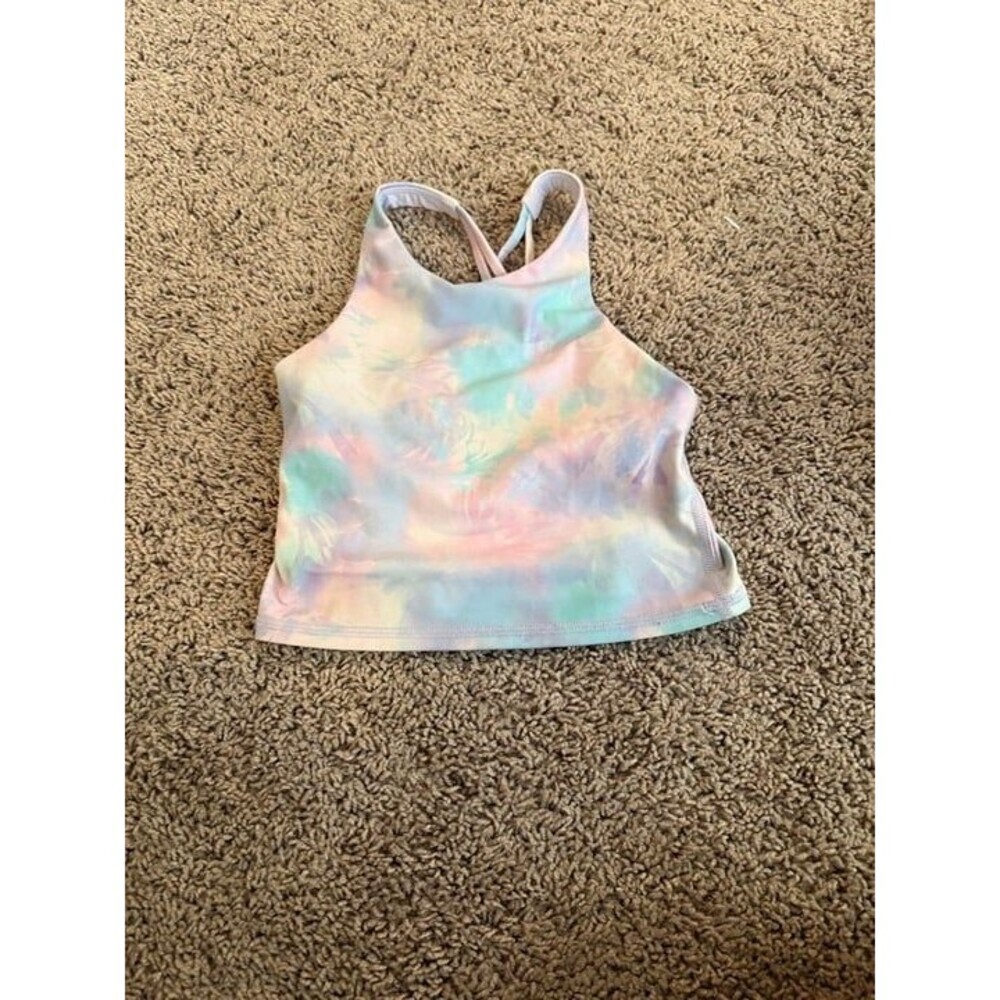 sports bra kids tie dyed